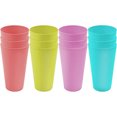 thumbnail image 7 of NOGIS 730ml/24oz Plastic Drinking Cup for Adults, 12 Pcs Unbreakable Water Drinking Cup, Tumbler cups for Indoor Outdoor Travel Bathroom and Picnic BPA Free, 7 of 7