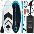 thumbnail image 1 of SereneLife Planche à Pagaie Gonflable pour Enfants 7 Pieds9 Pouces - SUP pour Jeunes avec Pompe à Action Unique, Pagaie Réglable et Sac à Dos - Design Stable de 30” de Large avec Tapis de Pont Antidérapant en EVA, Âges 5+, Capacité de 200lb, 1 of 5