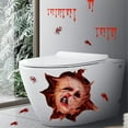 thumbnail image 3 of RKSTN Milk Frother Halloween Human Face Handprint Toilet Toilet Cover Horror Wall Sticker, 3 of 4