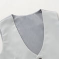 thumbnail image 6 of Boys 4 Piece Gentleman Suits Set Long Sleeve Shirts Vest Pants Outfits Set with Tie Wedding Birthday Party Suit, 6 of 8
