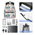 thumbnail image 4 of Disketp Colorful Chameleons Mochila Ligera Clásica con Múltiples Bolsillos, Mochila Casual para Hombre y Mujer, Ideal para Escuela, Trabajo y Viajes, 4 of 6