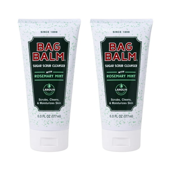 Bag Balm Sugar Scrub Foaming HYZ01 Cleanser with Rosemary and Mint | Pack of 2