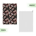 thumbnail image 2 of Lsque Butterflies1 Premium Golf Towel - Ultra Absorbent and Quick Drying Microfiber Towel with Carabiner - Gift for Men -24" X 16", 2 of 8