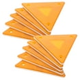 thumbnail image 3 of KAKOWELY car emergency triangles 10pcs Car Emergency Triangle Reflective Roadside Triangle Reflectors Warning Triangles Reflectors Rear Bumper Reflector Road Punching Safety Triangles, 3 of 4