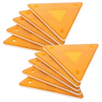 10pcs Reflective Triangles for Vehicle Roadside Warning Signs Car Reflectors