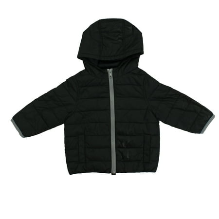 

Pre-owned Gymboree Boys Black | Grey Winter Coat size: 12 - 24 Months