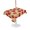 Red, Brown, Green, variant on Outdoor Tablecloth with Umbrella Hole for Patio/Picnic/Party/Camping, Summer Red Strawberry Waterproof Table Cloth Rectangle Table Cover Washable, Garden Fruits Farmhouse Rustic (54"x 80")