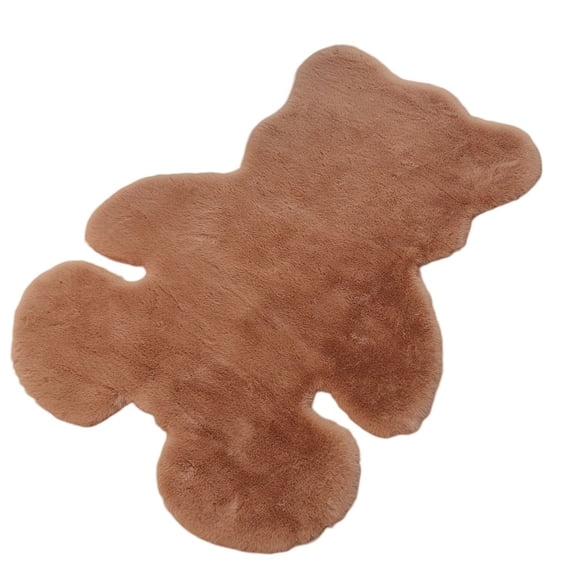 Niceminiwall 1.5*2FT Plush Cartoon Decorative Imitation Skin Bear Carpet Bedroom