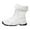 White, variant on Winter Outdoor Boots for Women - Thickened Warm Ski Footwear for Cold Weather Activities