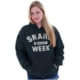 thumbnail image 3 of Funny Feeling Salty Snark Week Joke Hoodie Sweatshirt Women Men Brisco Brands S, 3 of 6