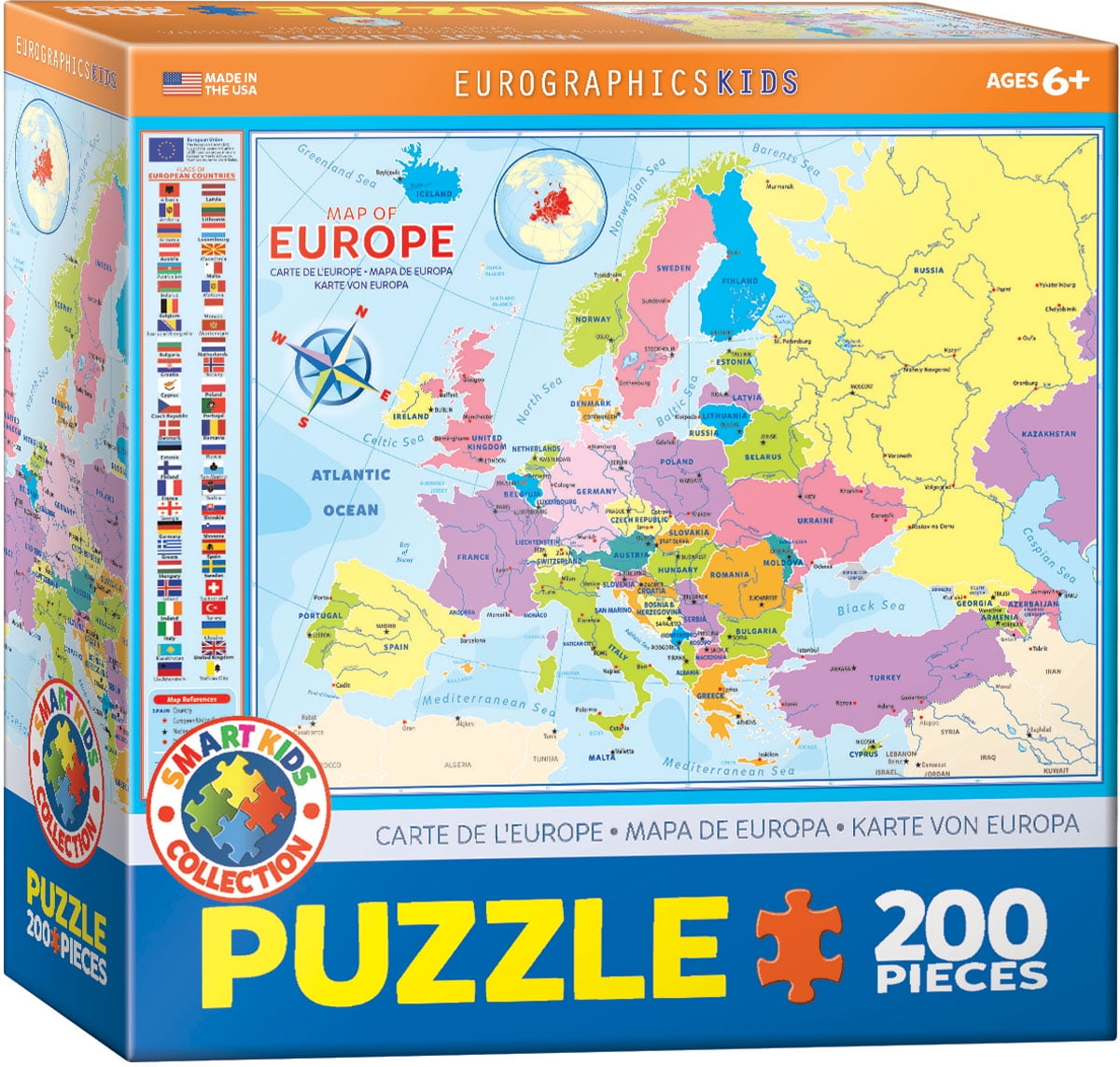 200-Piece EuroGraphics Inventors and Their Inventions Jigsaw Puzzle 