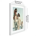 thumbnail image 5 of Americanflat 20" x 24" Gallery-Style Picture Frame with Mat to Secure Artwork, Prints, and Photos - White, 5 of 8