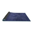 thumbnail image 2 of Ahgly Company Indoor Rectangle Abstract Blue Modern Area Rugs, 2' x 4', 2 of 4