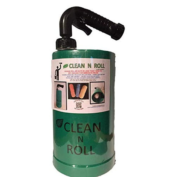 Clean N Roll Paint Roller Cleaner | 9 Inch Paint Roller Nap Cleaner Tool | Paint Roller Hose Attachment Cleans Paint Roller Sleeves In Less Than A Minute