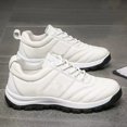 thumbnail image 4 of NOKIO Men Business Sneakers Wide Width Non-S𝗅ip Athlet𝗂c Shoes Lightweight Comfortable Sport Shoes Daliy Csual Dress Work Shoes Wate𝗋proof 𝖫a𝖼e Up Walking Shoes, 4 of 4