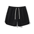 thumbnail image 4 of Mens Sleep Shorts with Pockets Clearance Mens Shorts, Workout Shorts Men Exercise Shorts Men Shorts Pants for Men Men Hiking Shorts, Black, 4XL, 4 of 7