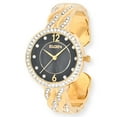 thumbnail image 3 of Elgin Analog Watch Set, Round Black Dial, Gold, Women's (EG17006GST), 3 of 6