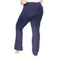 thumbnail image 2 of Stretch Is Comfort Women's Oh so Soft High Waist Bootcut Yoga Pants with Pocket| Adult Small-5x, 2 of 5