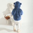 thumbnail image 2 of 1-5T Toddler Boys Girls Winter Warm Fleece Hooded Coats Jacket Long Sleeve Zip Up Coat Outwear, 2 of 7