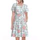 thumbnail image 1 of Balery Cute Rabbit And Heart Vestidos sueltos de manga corta para mujer, vestidos de verano 2025, vestidos casuales de corte A con vuelo., 1 of 6