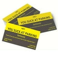thumbnail image 2 of Aodebiao Parking Violation Cards for Bad Parking - Funny Reminder Notes for Cars - Humorous Prank Cards to Leave on Windshields - Social Awareness Traffic Etiquette - Bulk Pack for Drivers & Neighbors, 2 of 4