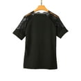 thumbnail image 5 of Gvmfive Women Short Sleeve V Neck Lace Tops, 5 of 7