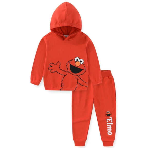 Sesame Street Elmo Hoodie and Pants Set (Boys), 2 Piece Set, Sizes 2T-4T