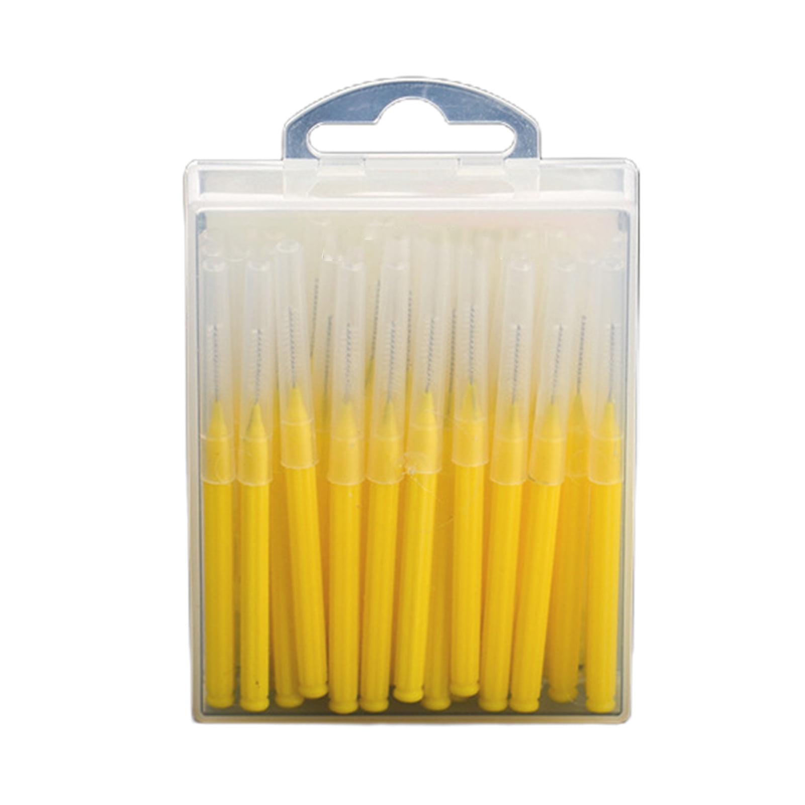 GROFRY 40Pcs/Box Interproximal Brush Safe Ergonomic Stainless Steel