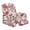Burgundy Tropical Leaf, variant on HUIACONG Leopard Bow Print 1-Piece Recliner Chair Slipcover, Side Pocket Breathable Soft Stretchy Fabric, Non-Slip Wrinkle Resistant Washable Furniture Protector for Living Room
