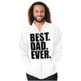 thumbnail image 5 of Cool Father's Day Best Dad Ever Zip Hoodie Sweatshirt Men Brisco Brands L, 5 of 6