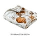 thumbnail image 3 of Halloween Cute Bohemian Ghost Flannel Blanket Autumning Pumpkin Blanket Sofa Bed Party Decoration, 3 of 7