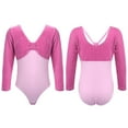 thumbnail image 1 of inhzoy Ballet Gymnastics Leotards for Girls Long Sleeve Dancing Athletic Dancewear, 1 of 4