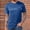 Dark Blue, variant on Men's Plus Size T-Shirts Short Sleeve Crew Neck Breathable Casual Tees with Pocket Lightweight Summer Tops for Movie Night Black XXXL