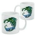 thumbnail image 2 of Dragon Slayer Fantasy Gaming White Mug, 2 of 5