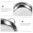 thumbnail image 2 of Double Handle Stainless Steel Wok for Household Camping Cooking Pot Kitchen Utensil, 2 of 9