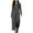 Dark Gray, variant on Women's Half-Zip Regular Fit Two-Piece Set, Mock Neck Long Sleeve Top with Matching Wide Leg Pants, Comfortable Outfit for Loungewear and Everyday Wear