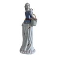 thumbnail image 2 of Estatua de dama de porcelana Figura de niña de cerámica Centro de mesa coleccionable Moderno Estilo A, 2 of 9
