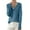 CA01_Blue, variant on Women's Classic Long Sleeve Knit Cardigan Sweaters Casual Solid Open Front Button Down Cardigans Coffee L