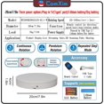 thumbnail image 2 of Motorized Rotating Display Stand with Remote, 7.87in 360 Electric Turntable for Display,Photography,3D Scanner Models, Motorized Lazy Susan and Photography Turntable Control Angle/Speed,Step/Swing, 2 of 8