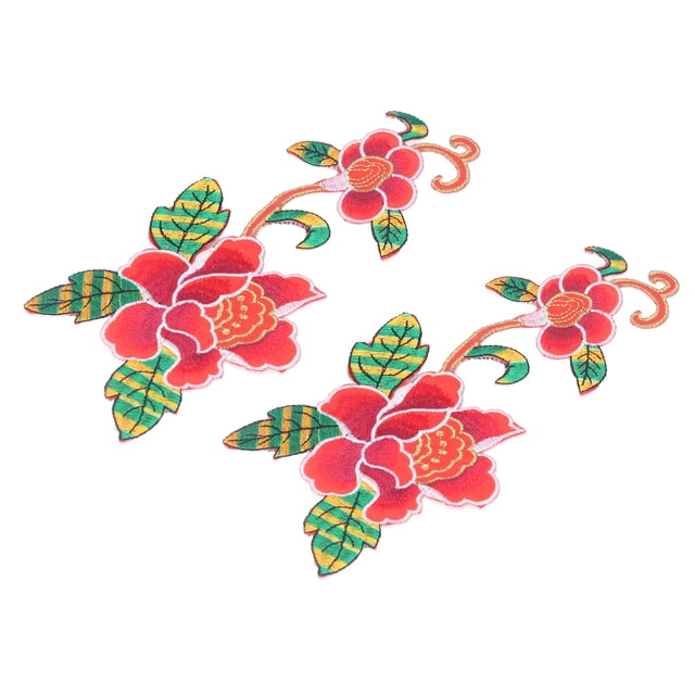 Parche bordado, 2 piezas de parches para coser a mano, parches de bordado para bricolaje, parche de tela, verdadera excelencia