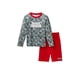 thumbnail image 1 of Pijama de Mario para niños Juego de 2 piezas de pijama de manga larga Super Mario para niños FamTogether Ropa de dormir, 1 of 6
