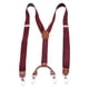 thumbnail image 2 of para hombre con 4 ganchos giratorios Elástico Y trasero Heavy Duty 1" Belt Rojo Hugo tirantes para hombre, 2 of 9
