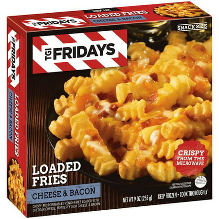 T.G.I. Friday's Cheese & Bacon Loaded Fries, 9 oz - Walmart.com