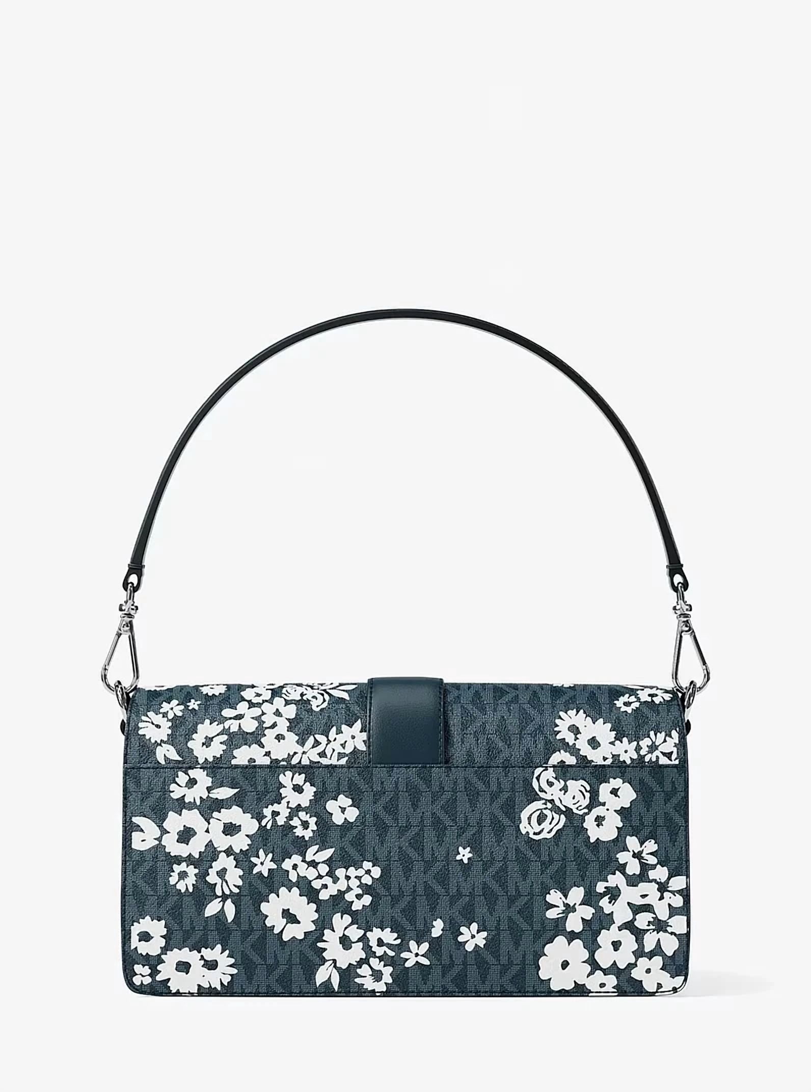 Michael Kors Women's Greenwich Medium Printed Signature Logo