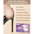 thumbnail image 2 of Women's heel pads and metatarsal pads, 1 pair of heel grip pads and 1 pair of foot pads, silicone insoles, suitable for high heels, prevent blisters from large shoes., 2 of 7