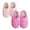 Pink 1PCS & Red 1PCS, variant on Unisex Adult Concha Slippers Memory Foam Casual, Round Toe (Coffee 8)