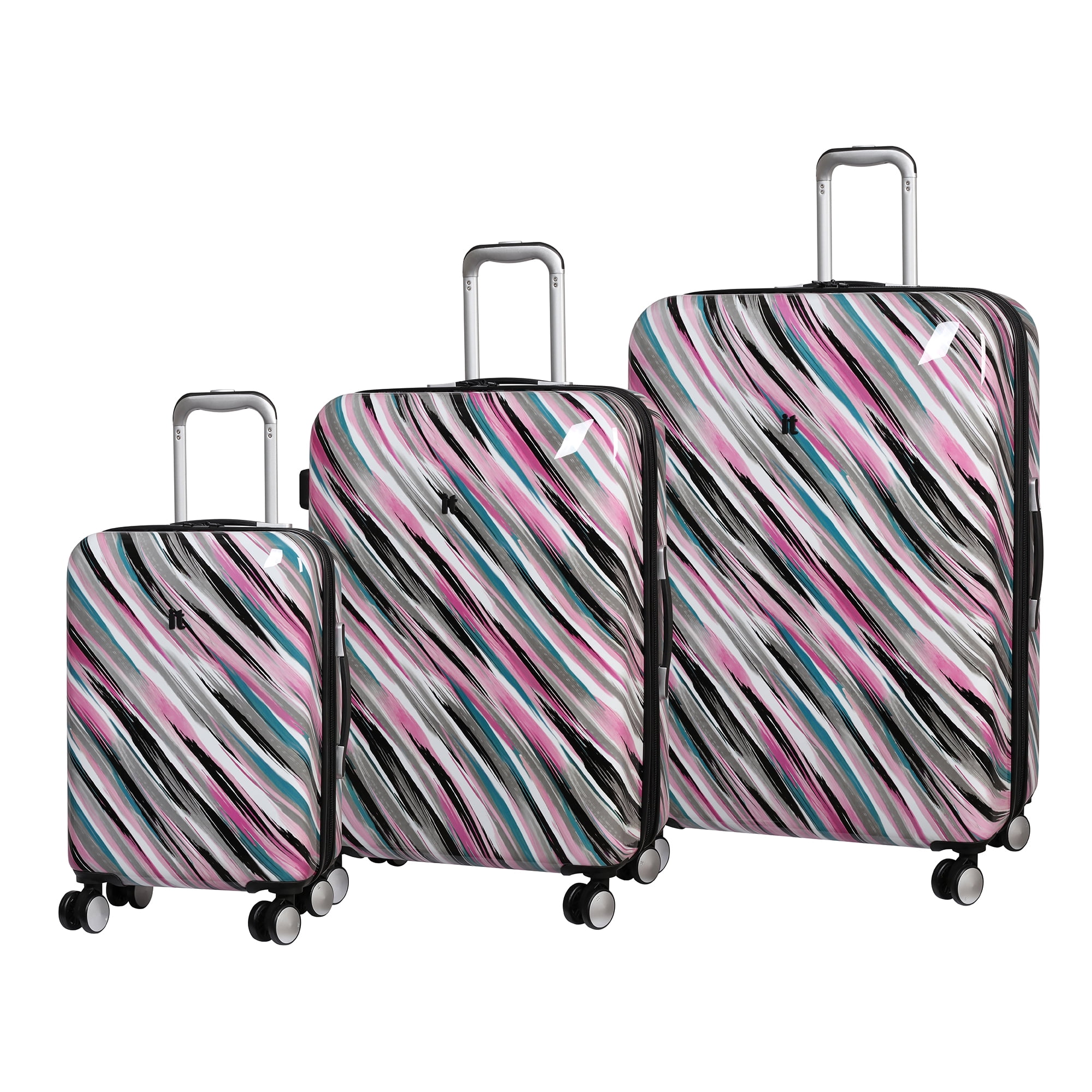 it luggage Sheen 3pc Set Coral Stripes