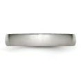 thumbnail image 3 of Chisel Stainless Steel Brushed 4mm Half Round Band, 3 of 7