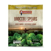 Hanover Broccoli Spears, Premium Steam in Bag Vegetables, 12 oz Bag (Frozen)