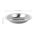 thumbnail image 4 of Miangastore 1Set Paint Plate Round Stainless Steel for Craft Making by Makeup Artists, 4 of 9